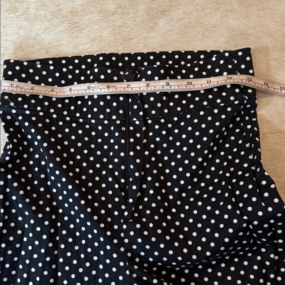 Zara Black and White Polka Dot pants - Picture 6 of 7